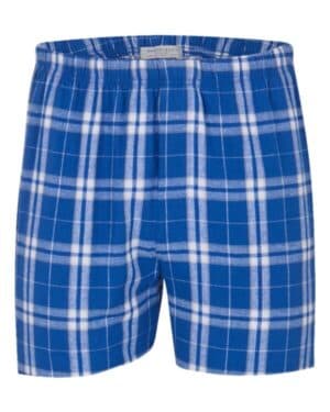 ROYAL/ SILVER Boxercraft BM6701 double brushed flannel boxers