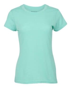 MINT HEATHER Boxercraft BW2101 women's tri-blend t-shirt
