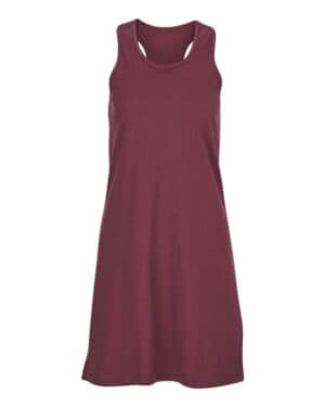 MAROON Boxercraft BW4102 women's caydn tank dress