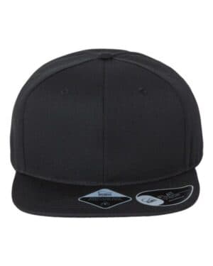 BLACK Atlantis headwear JAMES sustainable flat bill cap