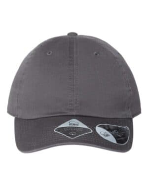 DARK GREY Atlantis headwear FRASER sustainable dad hat