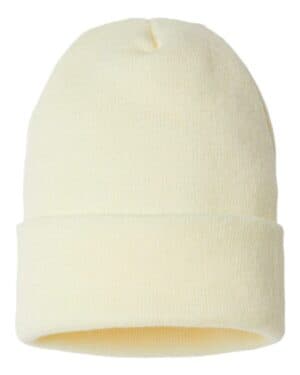 IVORY Cap america SKN24 usa-made sustainable cuffed beanie