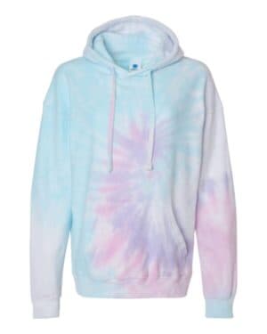 Colortone 8600 tie-dyed cloud fleece hooded sweatshirt