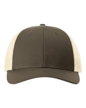 CHOCOLATE CHIP/ BIRCH Richardson 115 low pro trucker cap