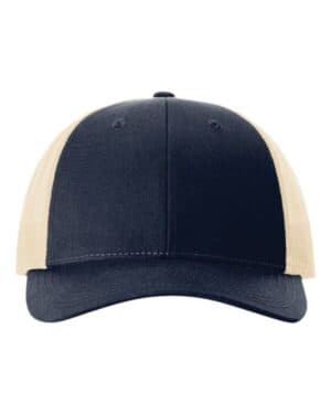 NAVY/ KHAKI Richardson 115 low pro trucker cap