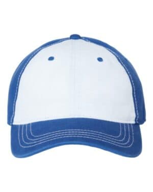 WHITE/ ROYAL i1002 Cap america I1002 relaxed golf dad hat