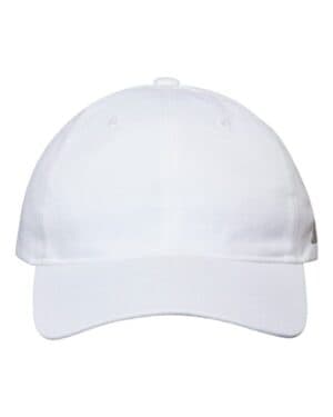 WHITE Adidas A12S sustainable organic relaxed cap