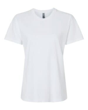 WHITE Next level 6600 women's cvc relaxed t-shirt