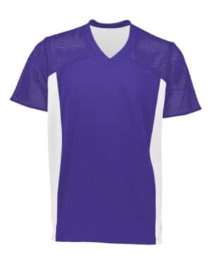 PURPLE/ WHITE Augusta sportswear 265 youth reversible flag football jersey