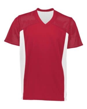 SCARLET/ WHITE Augusta sportswear 265 youth reversible flag football jersey