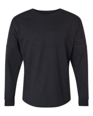 BLACK Boxercraft BW3514 women's pom pom long sleeve jersey t-shirt