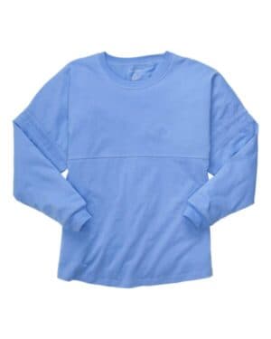 PERIWINKLE Boxercraft BW3514 women's pom pom long sleeve jersey t-shirt