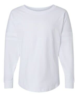 Boxercraft BW3514 women's pom pom long sleeve jersey t-shirt