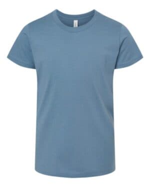 STEEL BLUE Bella canvas 3001Y youth jersey tee