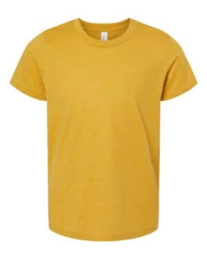 HEATHER MUSTARD Bella canvas 3001YCVC youth cvc jersey tee