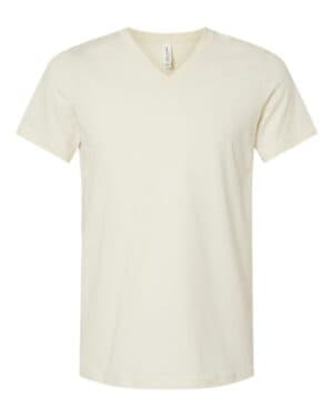 NATURAL Bella canvas 3005 jersey v-neck tee