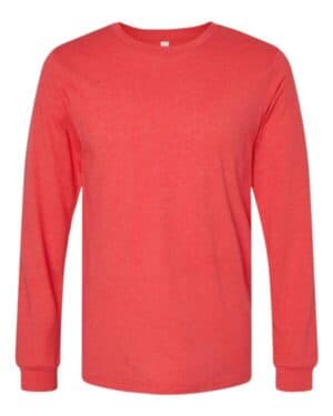 HEATHER RED Bella canvas 3501CVC heather cvc long sleeve tee