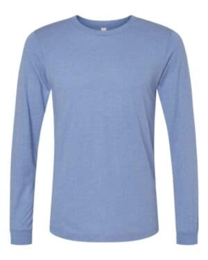 BLUE TRIBLEND Bella canvas 3513 triblend long sleeve tee