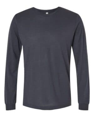 SOLID DARK GREY TRIBLEND Bella canvas 3513 triblend long sleeve tee