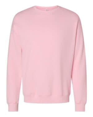PINK 3945 sponge fleece drop shoulder crewneck sweatshirt