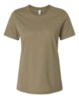 HEATHER OLIVE Bella canvas 6400CVC womens relaxed fit heather cvc tee