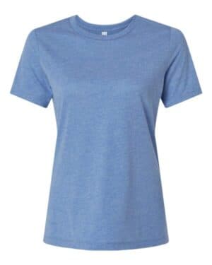 BLUE TRIBLEND Bella canvas 6413 womens relaxed fit triblend tee