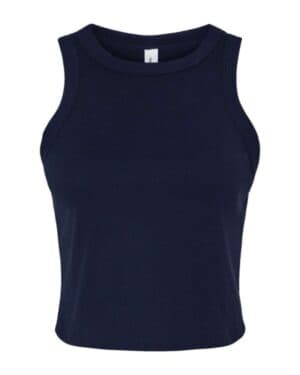 SOLID NAVY BLEND Bella canvas 1019 women's micro rib racer tank
