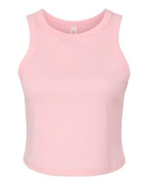 SOLID PINK BLEND Bella canvas 1019 women's micro rib racer tank