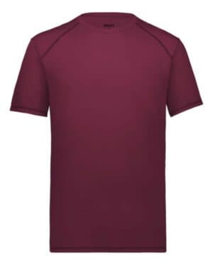 MAROON Augusta sportswear 6842 super soft-spun poly t-shirt