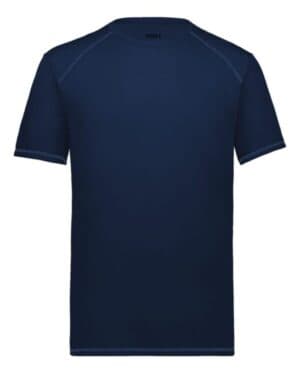 NAVY Augusta sportswear 6843 youth super soft-spun poly t-shirt