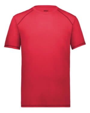 SCARLET Augusta sportswear 6843 youth super soft-spun poly t-shirt