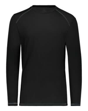BLACK Augusta sportswear 6845 super soft-spun poly long sleeve t-shirt