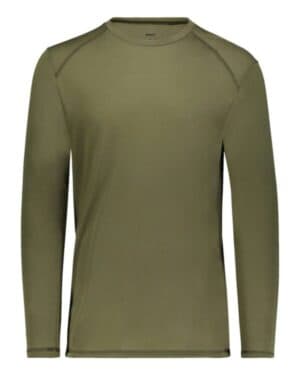 OLIVE Augusta sportswear 6845 super soft-spun poly long sleeve t-shirt