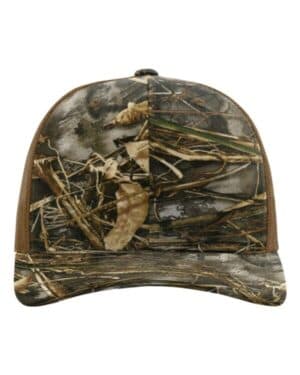 REALTREE MAX 7/ BUCK Richardson 112P printed trucker cap