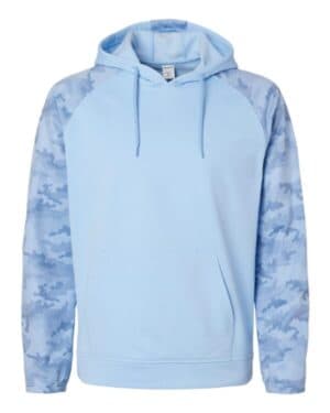BLUE MIST Paragon 306 tahoe camo fleece hooded sweatshirt