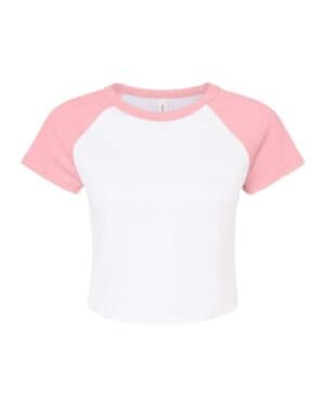 Bella canvas 1201 women's micro rib raglan baby tee