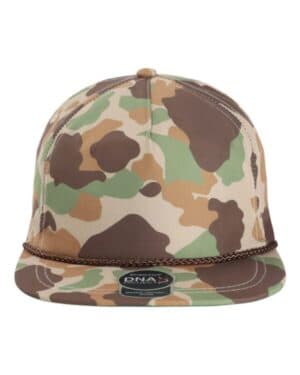 FROG SKIN CAMO/ BROWN Imperial DNA010 the aloha rope cap