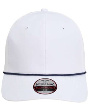 WHITE/ NAVY Imperial 7054 the wingman cap