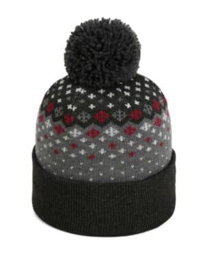 BLACK HEATHER Imperial 6017 the baniff cuffed beanie