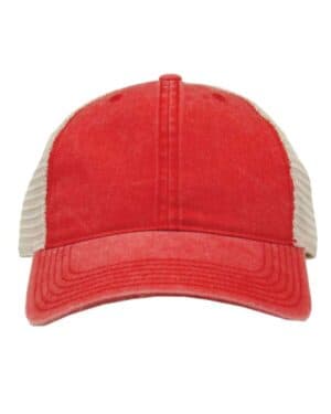 RED/ STONE The game GB460 pigment-dyed trucker cap