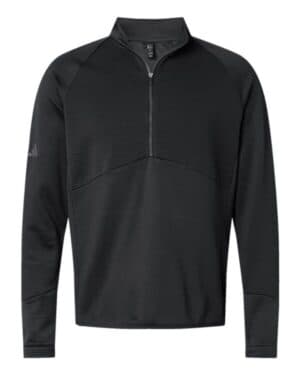 BLACK Adidas A587 quarter-zip pullover