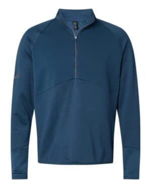 CREW NAVY Adidas A587 quarter-zip pullover