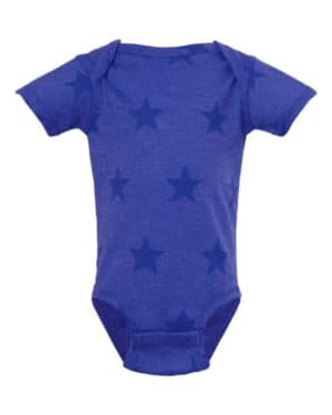 ROYAL STAR Code five 4329 infant star print bodysuit