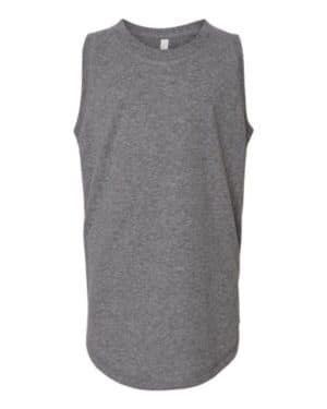 GRANITE HEATHER Lat 2692 girls' relaxed fine jersey tank