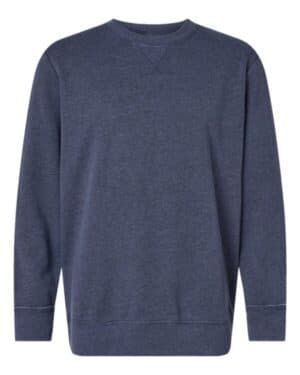 WASHED NAVY Lat 6935 vintage wash fleece crewneck sweatshirt