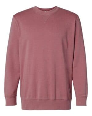 WASHED ROUGE Lat 6935 vintage wash fleece crewneck sweatshirt