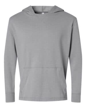 WASHED GREY Lat 6936 vintage wash fleece hoodie