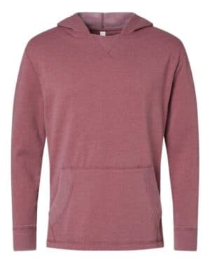 Lat 6936 vintage wash fleece hoodie