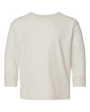 NATURAL HEATHER Rabbit skins 3302 toddler fine jersey long sleeve tee