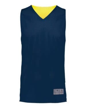 NAVY/ GOLD Augusta sportswear 162 youth reversible 20 jersey